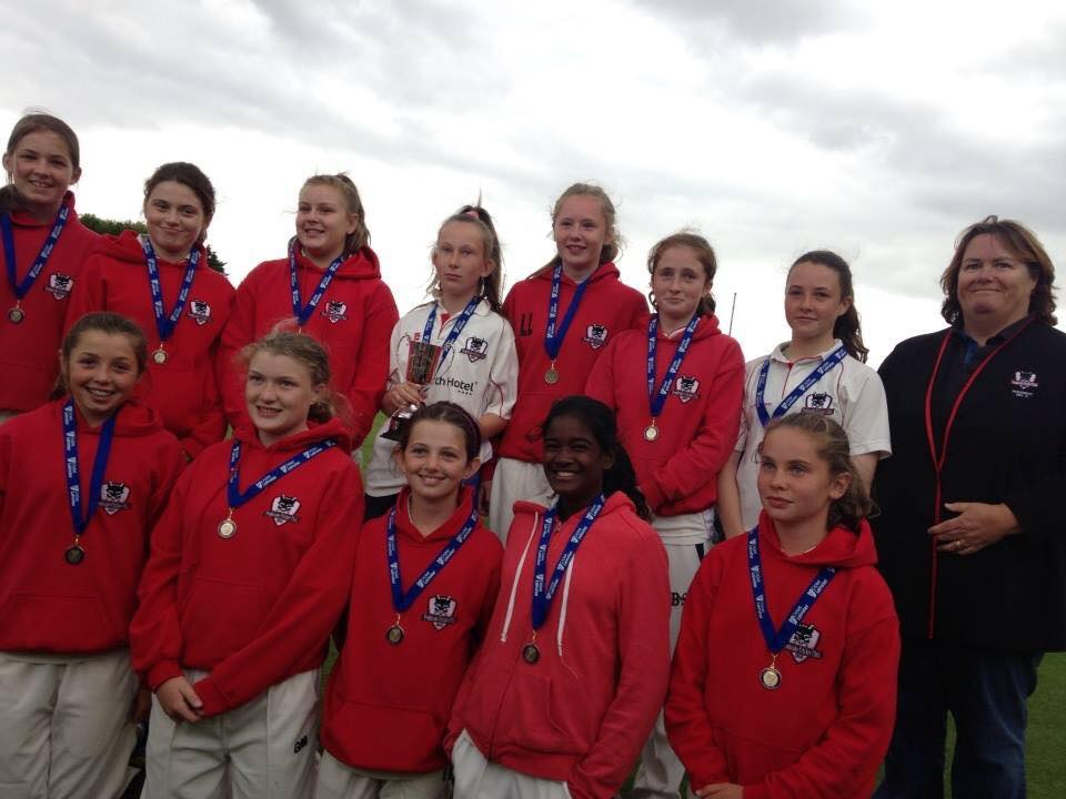 Girls Under 13 Cup Winning Team