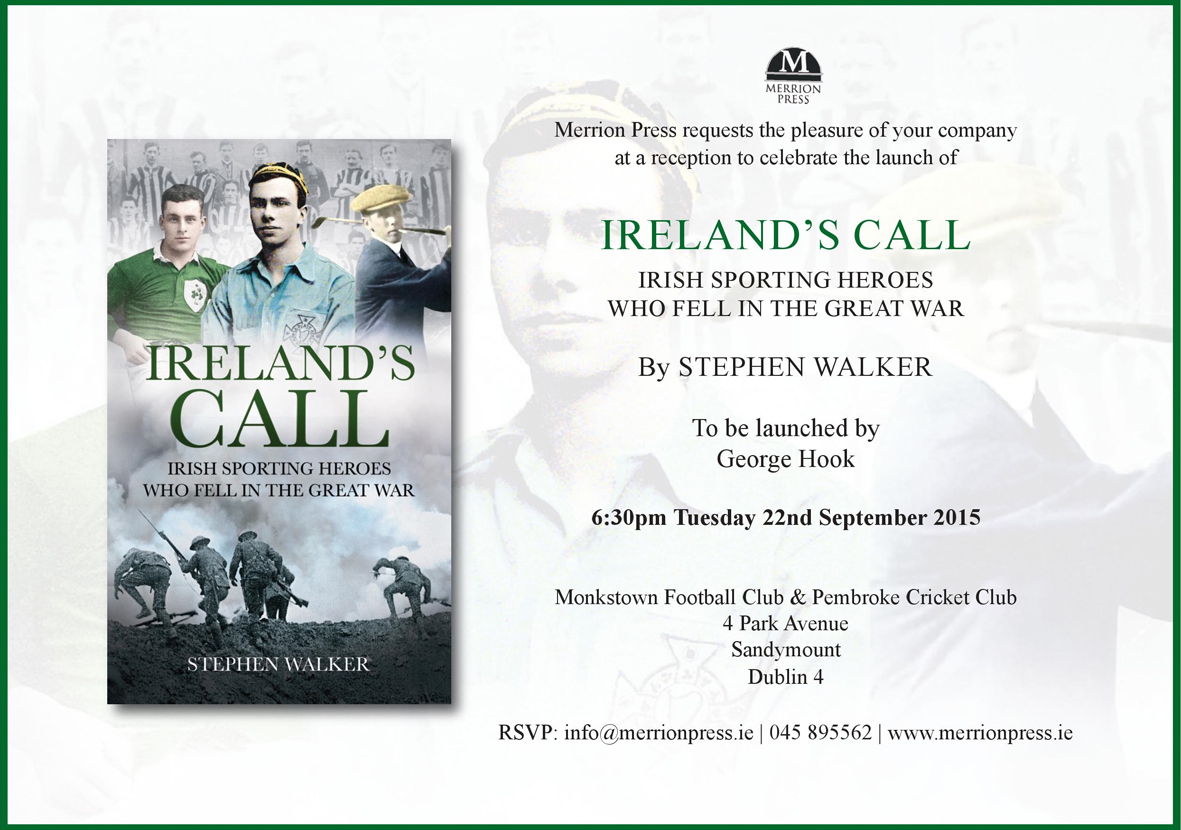 Ireland's Call Book Launch at Pembroke