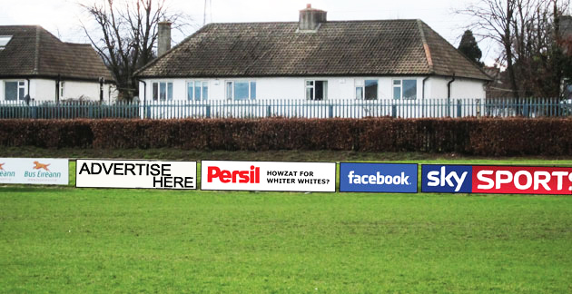 Advertise by the Rugby Pitch